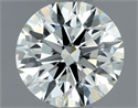 Natural Diamond 0.70 Carats, Round with Excellent Cut, J Color, VVS1 Clarity and Certified by IGI