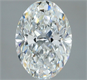 Diamante Natural 2.21 quilates, Ovalado , Color F, claridad VS2 y certificado GIA