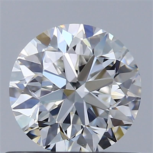 Foto Diamante Natural 0.66 quilates, Redondo , Color F, claridad IF y certificado GIA de