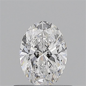 Picture of Natural Diamond 0.60 Carats, Oval with  Cut, D Color, VS1 Clarity and Certified by GIA