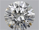 Natural Diamond 0.71 Carats, Round with Excellent Cut, I Color, VS2 Clarity and Certified by GIA