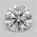 Lab Grown Diamond 1.13 Carats, Round with Ideal Cut, D Color, VVS2 Clarity and Certified by IGI