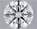 Lab Grown Diamond 2.04 Carats, Round with Ideal Cut, D Color, VVS2 Clarity and Certified by IGI