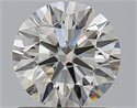 Natural Diamond 0.80 Carats, Round with Excellent Cut, H Color, SI1 Clarity and Certified by GIA