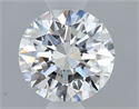 Diamante Natural 0.53 quilates, Redondo , Color F, claridad VVS2 y certificado GIA
