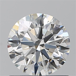 Picture of Natural Diamond 0.90 Carats, Round with Excellent Cut, H Color, VVS2 Clarity and Certified by GIA
