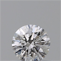 Natural Diamond 0.41 Carats, Round with Excellent Cut, F Color, VS2 Clarity and Certified by GIA