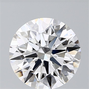 Picture of Lab Grown Diamond 3.80 Carats, Round with Ideal Cut, E Color, VVS2 Clarity and Certified by IGI