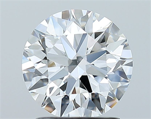 Foto Diamante Natural 1.51 quilates, Redondo , Color E, claridad VS1 y certificado GIA de