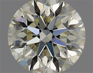 Picture of Natural Diamond 0.73 Carats, Round with Excellent Cut, K Color, IF Clarity and Certified by GIA