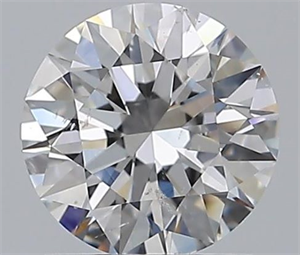 Picture of Natural Diamond 1.01 Carats, Round with Excellent Cut, E Color, SI2 Clarity and Certified by GIA