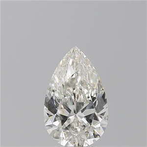 Picture of Natural Diamond 3.01 Carats, Pear with  Cut, H Color, SI1 Clarity and Certified by GIA