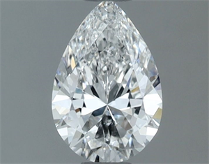 Picture of Natural Diamond 0.67 Carats, Pear with  Cut, E Color, SI2 Clarity and Certified by GIA
