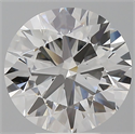 Lab Grown Diamond 5.01 Carats, Round with Ideal Cut, F Color, VVS2 Clarity and Certified by IGI