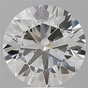 Picture of Lab Grown Diamond 5.01 Carats, Round with Ideal Cut, F Color, VVS2 Clarity and Certified by IGI