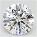 Lab Grown Diamond 3.01 Carats, Round with Ideal Cut, D Color, IF Clarity and Certified by IGI