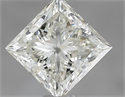 Diamante Natural 0.50 quilates, Princesa , Color J, claridad VVS2 y certificado IGI