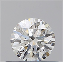 Natural Diamond 0.42 Carats, Round with Excellent Cut, G Color, VVS1 Clarity and Certified by GIA