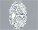 Natural Diamond 0.40 Carats, Oval with  Cut, E Color, VVS1 Clarity and Certified by GIA