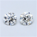 Diamante Natural 0.80 quilates, Redondo , Color I, claridad SI2 y certificado GIA