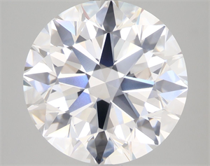 Picture of Natural Diamond 4.60 Carats, Round with Excellent Cut, E Color, IF Clarity and Certified by IGI
