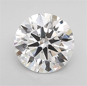 Picture of Lab Grown Diamond 1.05 Carats, Round with Ideal Cut, D Color, VVS2 Clarity and Certified by IGI
