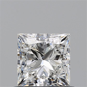 Picture of Natural Diamond 0.77 Carats, Princess with  Cut, G Color, VS2 Clarity and Certified by GIA