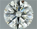 Diamante Natural 0.63 quilates, Redondo , Color M, claridad VVS1 y certificado GIA