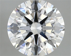 Picture of Lab Grown Diamond 3.53 Carats, Round with Ideal Cut, D Color, VS1 Clarity and Certified by IGI