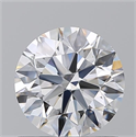 Natural Diamond 1.00 Carats, Round with Excellent Cut, D Color, VVS1 Clarity and Certified by GIA
