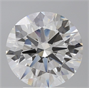 Lab Grown Diamond 4.56 Carats, Round with Ideal Cut, E Color, VVS2 Clarity and Certified by IGI