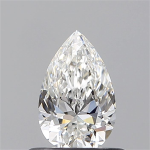 Foto Diamante Natural 0.50 quilates, De pera , Color E, claridad VVS1 y certificado GIA de
