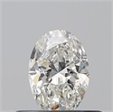 Natural Diamond 0.30 Carats, Oval with  Cut, G Color, SI2 Clarity and Certified by GIA
