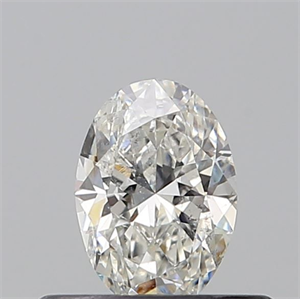 Picture of Natural Diamond 0.30 Carats, Oval with  Cut, G Color, SI2 Clarity and Certified by GIA