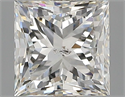 Natural Diamond 1.01 Carats, Princess with  Cut, H Color, SI2 Clarity and Certified by GIA