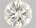 Natural Diamond 1.18 Carats, Round with Excellent Cut, N Color, VS2 Clarity and Certified by GIA