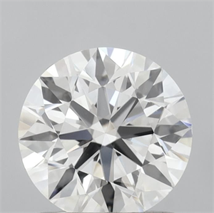 Picture of Lab Grown Diamond 1.02 Carats, Round with Very Good Cut, D Color, VS1 Clarity and Certified by IGI