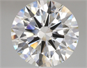 Lab Grown Diamond 6.08 Carats, Round with Ideal Cut, E Color, VVS2 Clarity and Certified by IGI