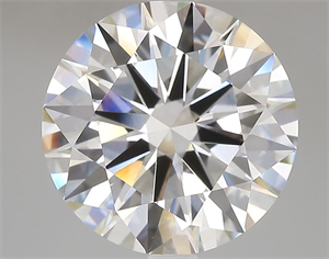 Picture of Lab Grown Diamond 6.08 Carats, Round with Ideal Cut, E Color, VVS2 Clarity and Certified by IGI