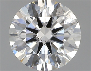 Foto Diamante Natural 0.58 quilates, Redondo , Color F, claridad SI2 y certificado GIA de