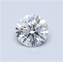 Diamante Natural 0.72 quilates, Redondo , Color H, claridad SI1 y certificado GIA