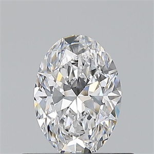 Picture of Natural Diamond 0.50 Carats, Oval with  Cut, D Color, VVS2 Clarity and Certified by GIA