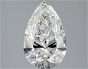 Diamante Natural 2.10 quilates, De pera , Color G, claridad SI1 y certificado GIA