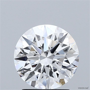 Picture of Lab Grown Diamond 2.05 Carats, Round with Ideal Cut, D Color, VVS1 Clarity and Certified by IGI