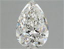 Natural Diamond 0.91 Carats, Pear with  Cut, F Color, SI1 Clarity and Certified by GIA