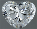 Natural Diamond 0.51 Carats, Heart with  Cut, G Color, SI1 Clarity and Certified by GIA