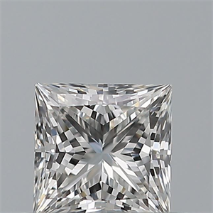Picture of Natural Diamond 0.41 Carats, Princess with  Cut, G Color, VVS2 Clarity and Certified by GIA