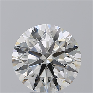 Picture of Natural Diamond 4.50 Carats, Round with Excellent Cut, J Color, VS2 Clarity and Certified by GIA