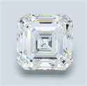 Natural Diamond 2.01 Carats, Asscher with  Cut, I Color, VS1 Clarity and Certified by GIA
