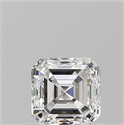 Diamante Natural 0.90 quilates, Asscher , Color E, claridad VVS2 y certificado GIA